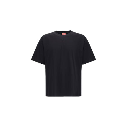 Diesel Black Cotton T-Shirt Diesel