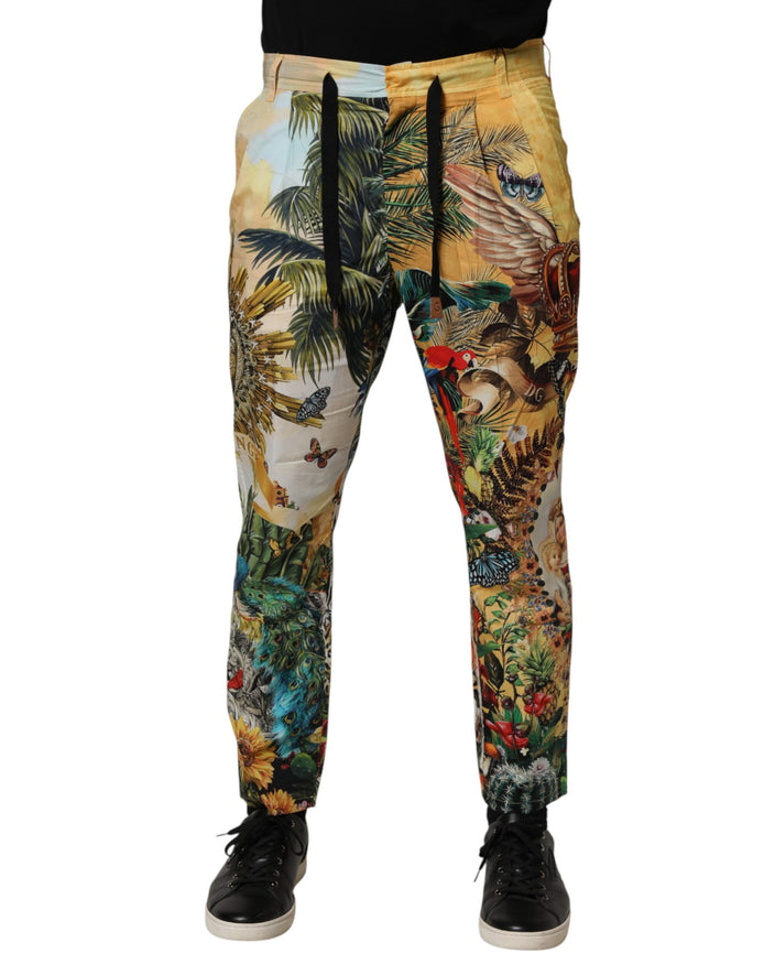 Pantalon de détente tropical multicolore Dolce &amp; Gabbana