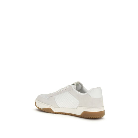 Valentino Garavani White Calf Leather Bos Taurus Athletic Sneakers Valentino Garavani