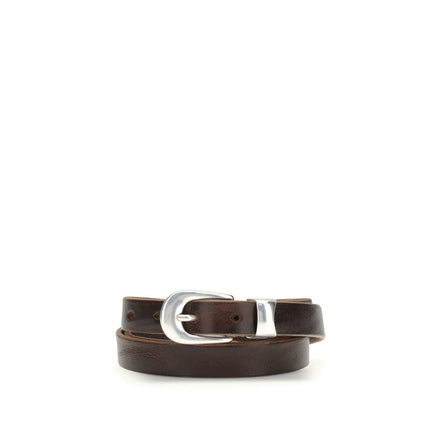 Our Legacy Brown Calf Leather Bos Taurus Regular Belt Our Legacy