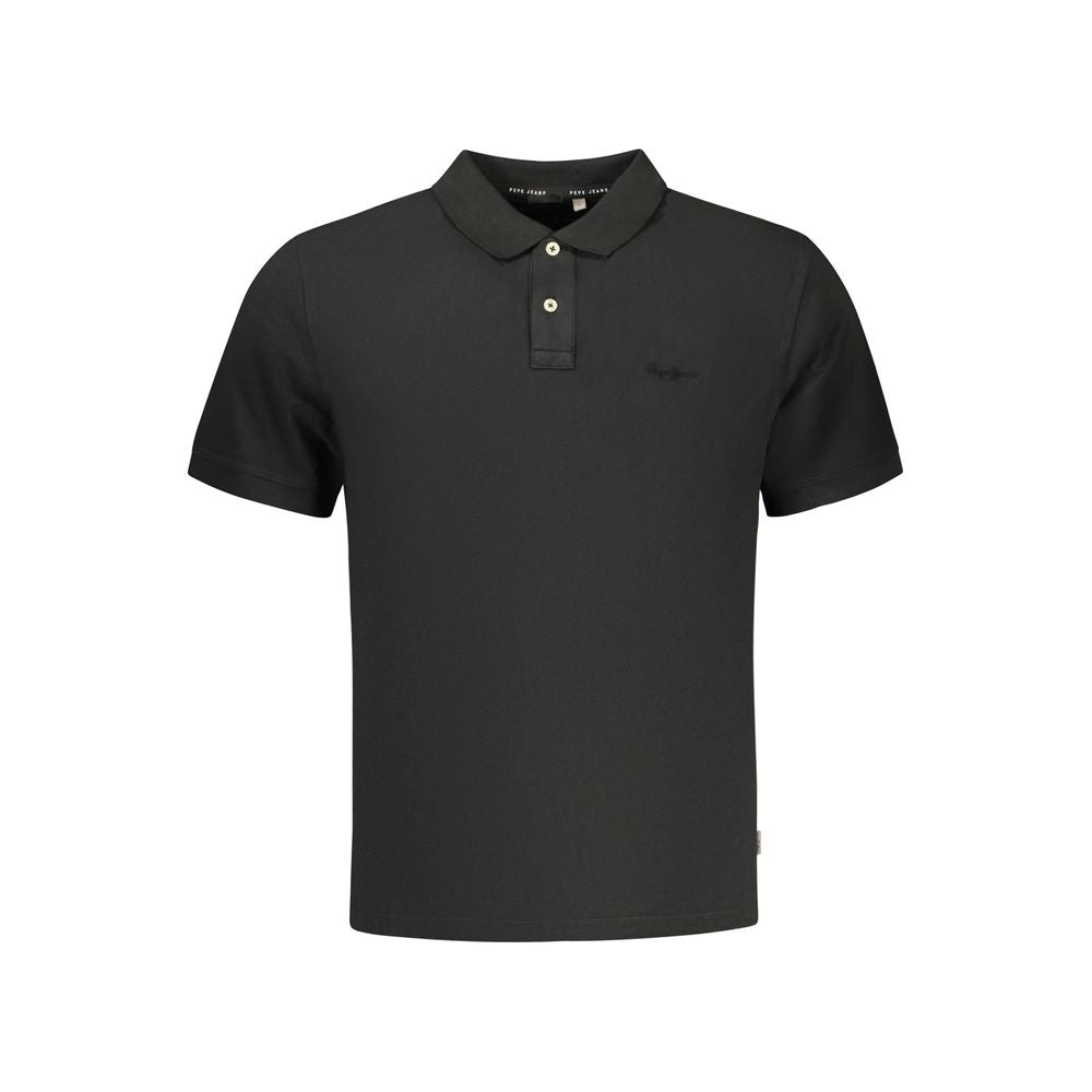 Pepe Jeans Black Cotton Men's Polo Shirt Pepe Jeans