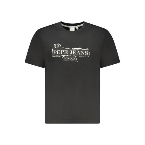 Pepe Jeans Black Cotton Men's T-Shirt Pepe Jeans