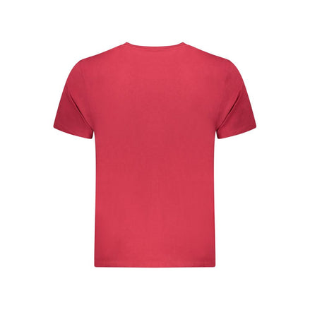 Pepe Jeans Rosso Cotton Men T-Shirt Pepe Jeans