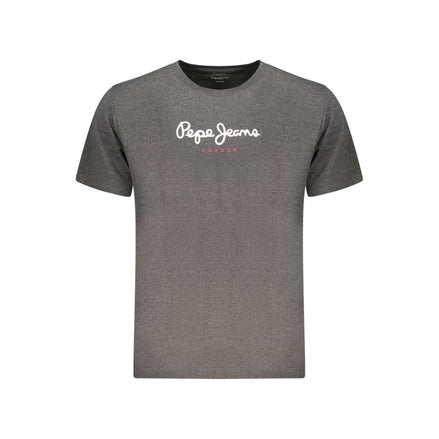 Pepe Jeans Grigio Cotton Men T-Shirt Pepe Jeans