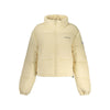Guess Jeans Beige Polyester Women's Jacket Guess Jeans
