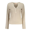Guess Jeans Beige Polyester Women Sweater Guess Jeans