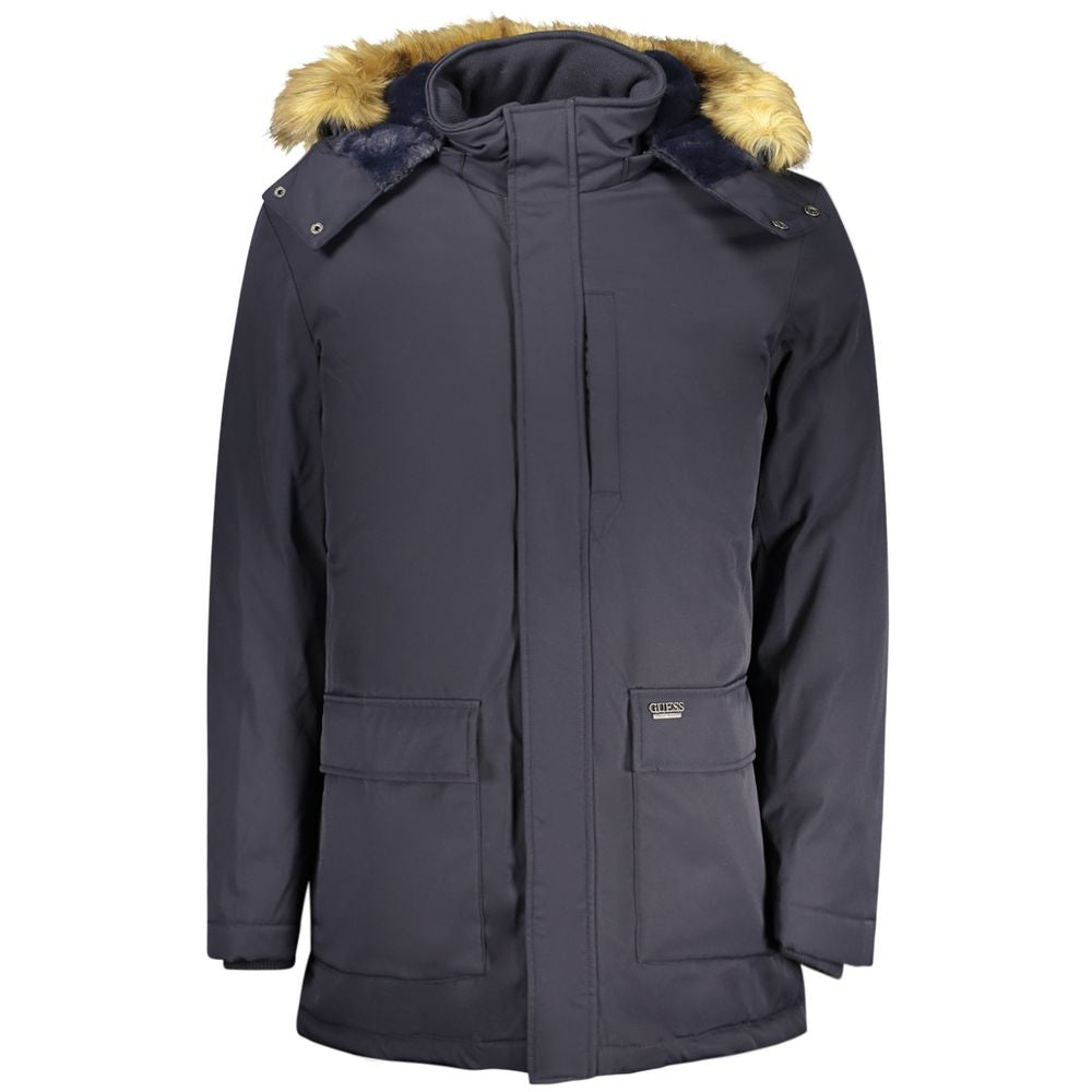 Guess Jeans Beige Polyester Women Jacket Guess Jeans