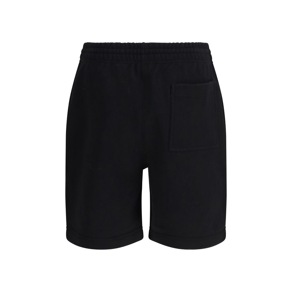 Burberry Black Cotton Bermuda Shorts Burberry