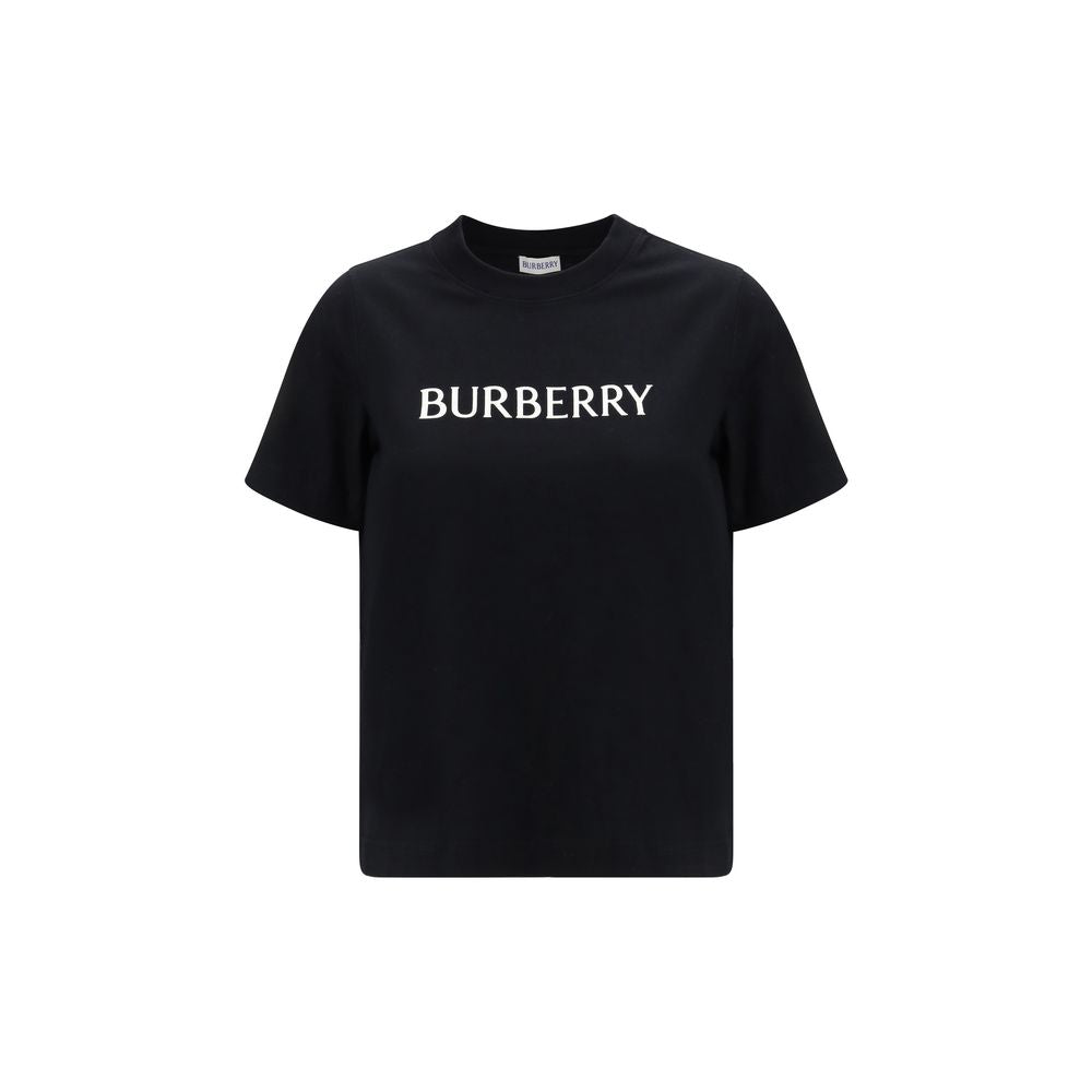Burberry Black Cotton T-Shirt Burberry
