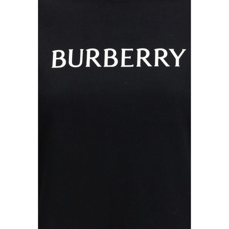 Burberry Black Cotton T-Shirt Burberry