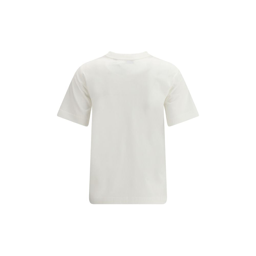 Burberry White Cotton T-Shirt Burberry