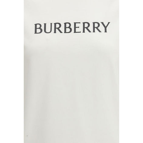 Burberry White Cotton T-Shirt Burberry