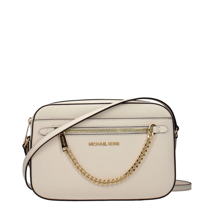 Michael Kors Beige Leather Crossbody Bag Michael Kors
