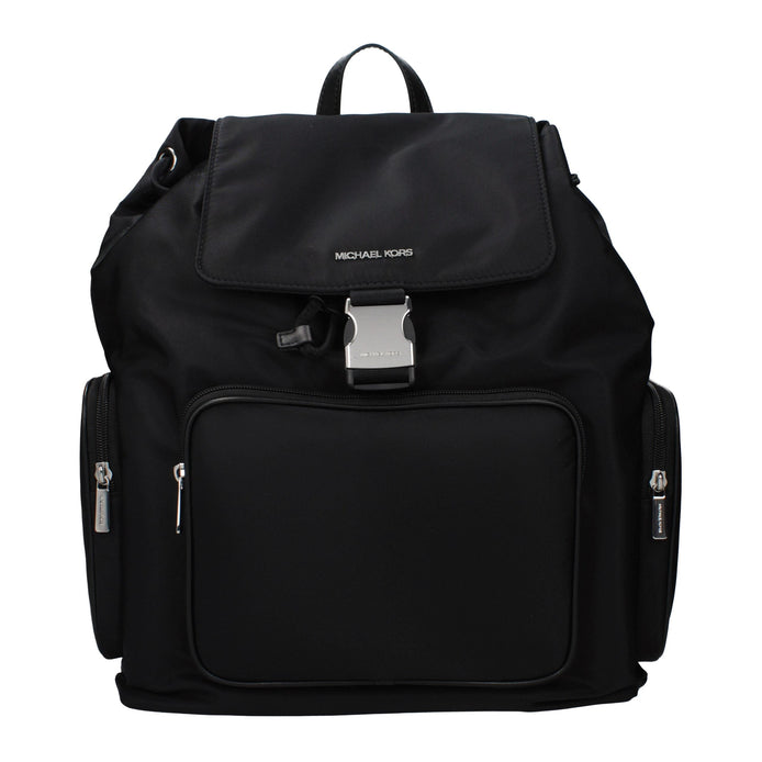 Michael Kors Black Fabric Backpack Michael Kors