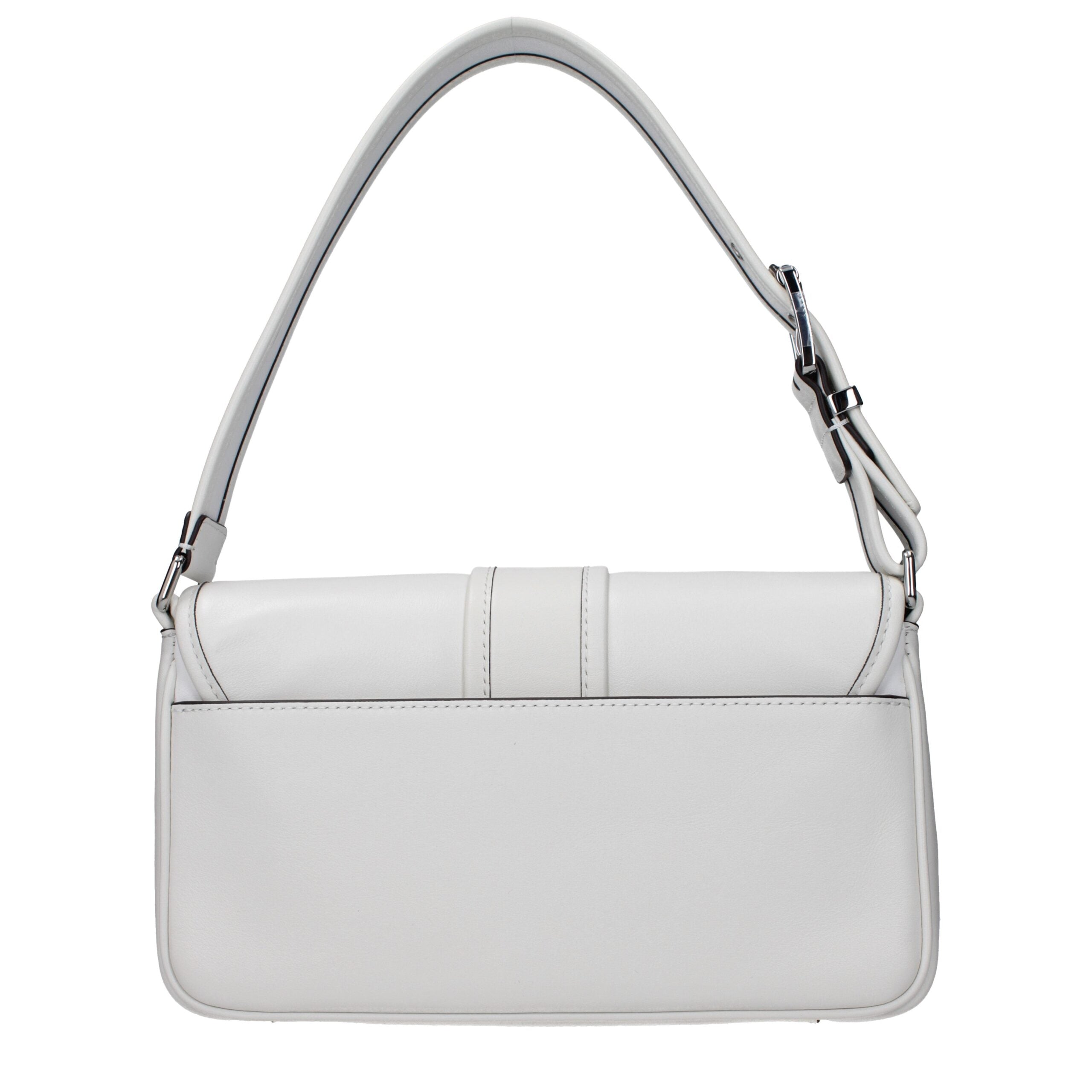 Michael Kors White Leather Shoulder Bag Michael Kors