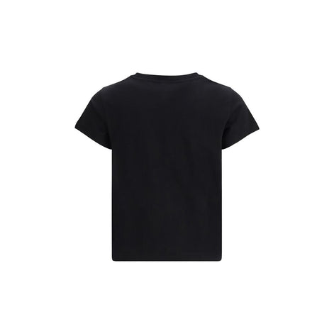 PINKO Black Cotton T-Shirt PINKO