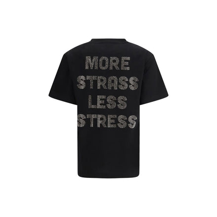 PINKO Black Cotton T-Shirt PINKO