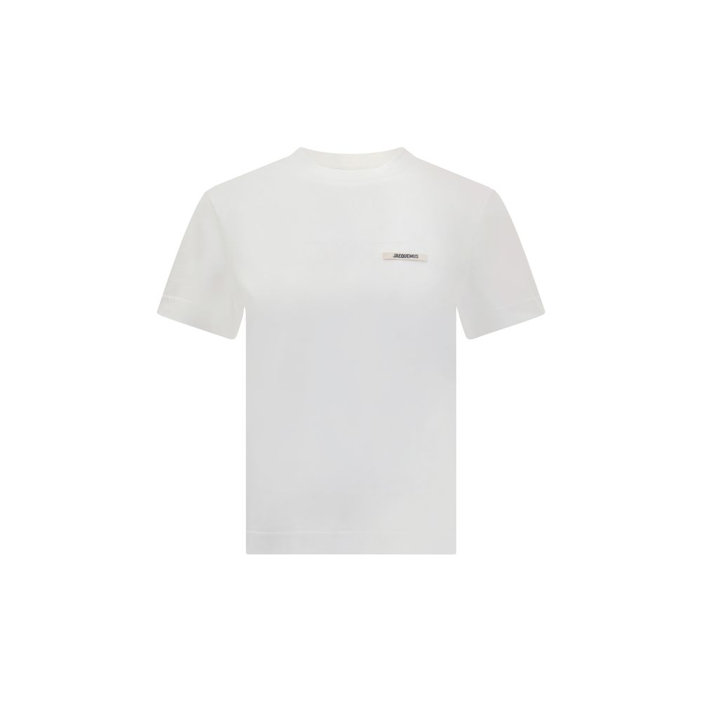 Jacquemus White Cotton T-Shirt Jacquemus