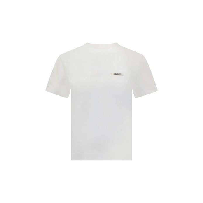 Jacquemus White Cotton T-Shirt Jacquemus