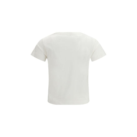 PINKO White Cotton T-Shirt PINKO
