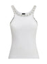 PINKO White Cotton Top PINKO
