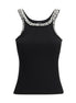 PINKO Black Cotton Top PINKO