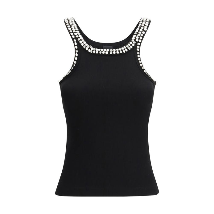 PINKO Black Cotton Top PINKO