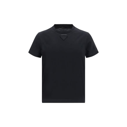 Prada Black Cotton T-Shirt Prada