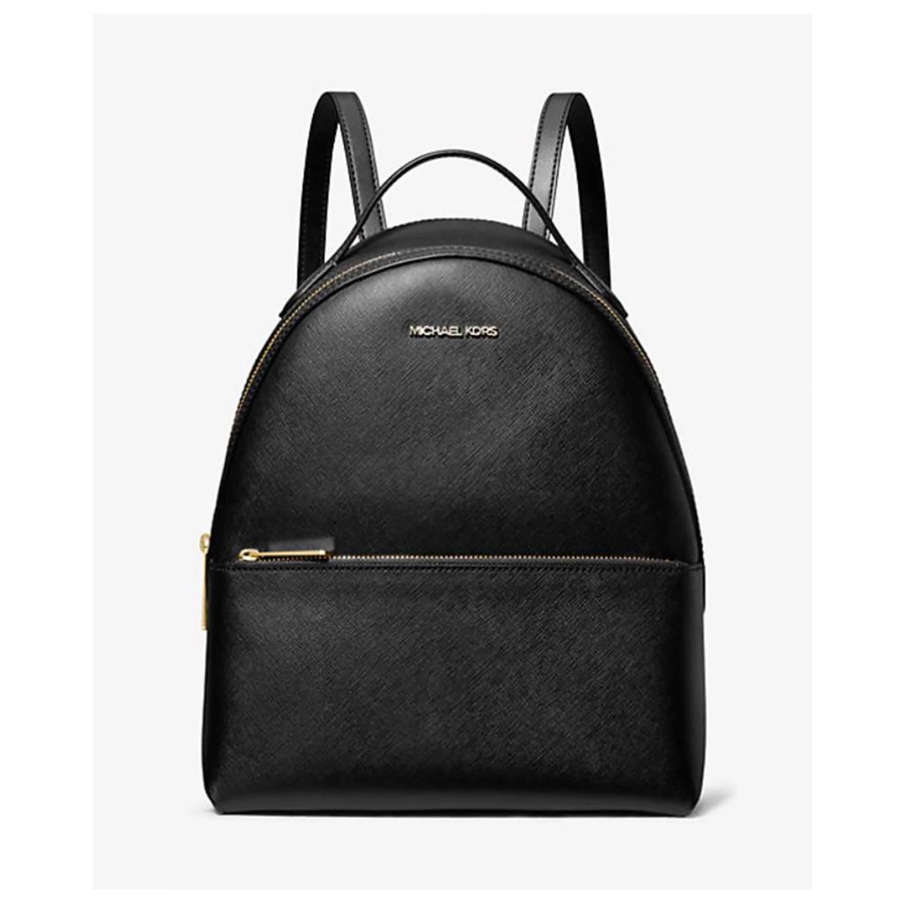 Michael Kors Black Leather Backpack Michael Kors