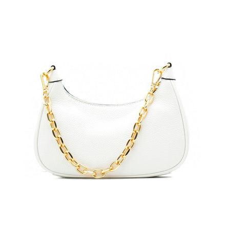 Sac bandoulière en cuir blanc Michael Kors