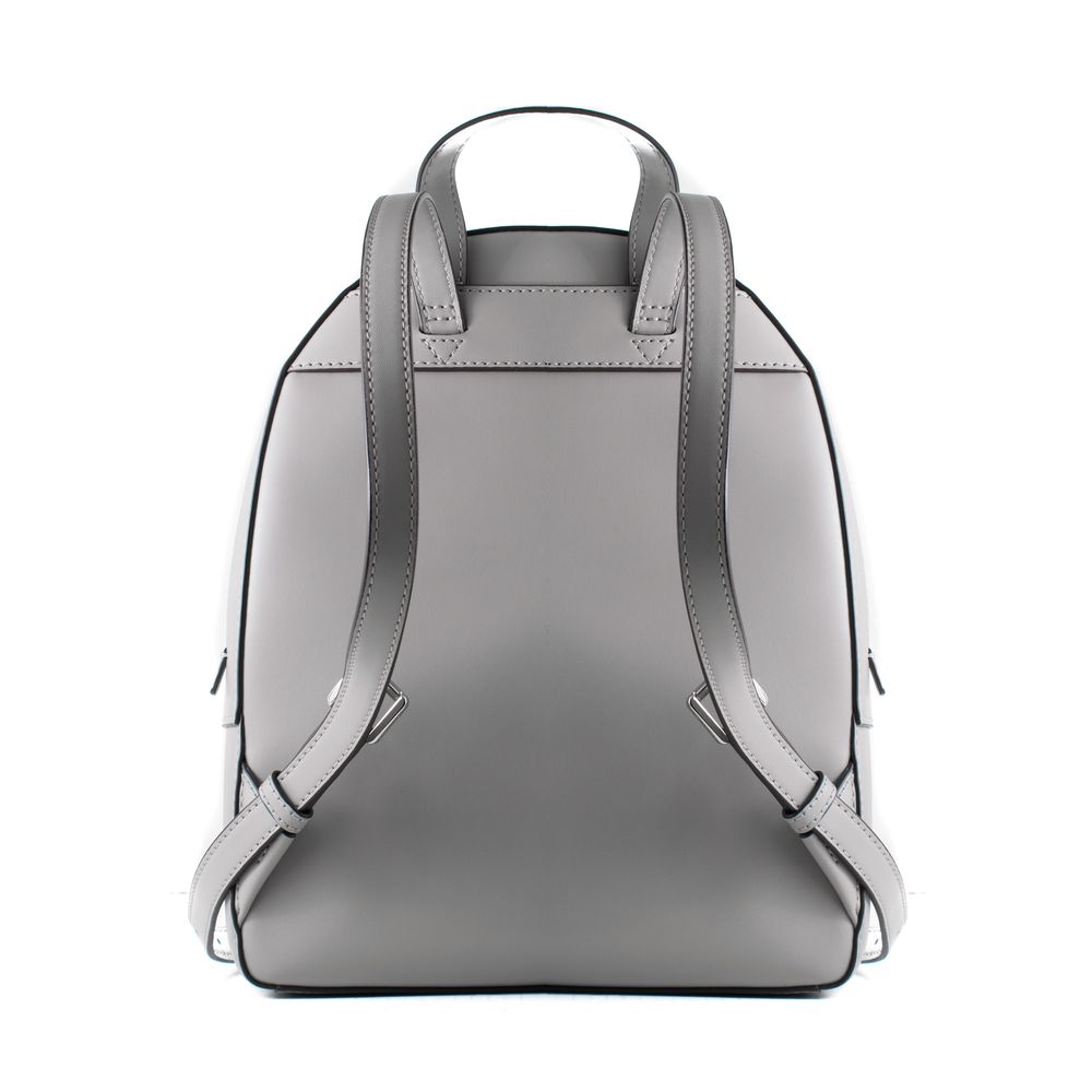 Michael Kors Gray Leather Backpack Michael Kors