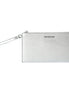Michael Kors Gray Leather Clutch Bag Michael Kors