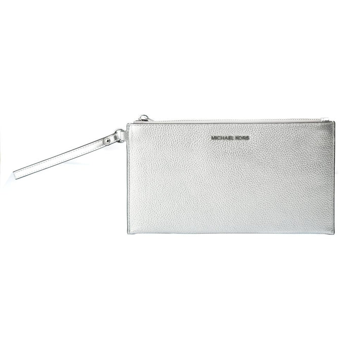 Michael Kors Gray Leather Clutch Bag Michael Kors