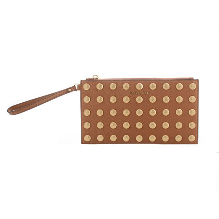 Pochette en cuir noir Michael Kors