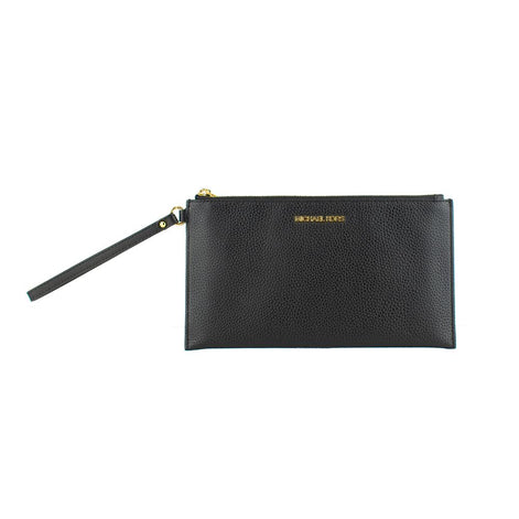 Michael Kors Black Leather Clutch Bag Michael Kors