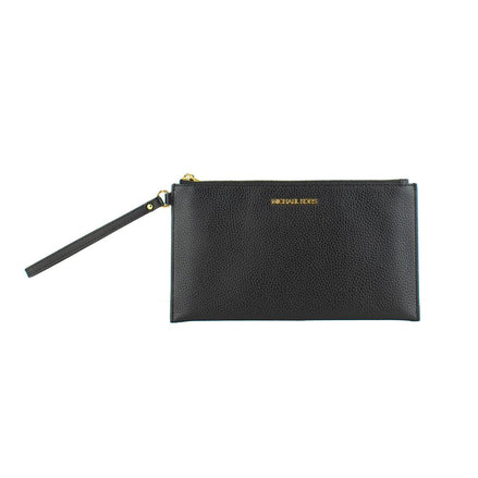 Pochette en cuir noir Michael Kors
