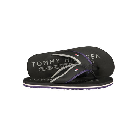 Tommy Hilfiger Nero Poliestere Men Ciabatta Tommy Hilfiger