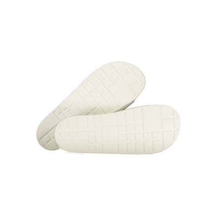 Calvin Klein White Polyurethane Men Slipper Calvin Klein