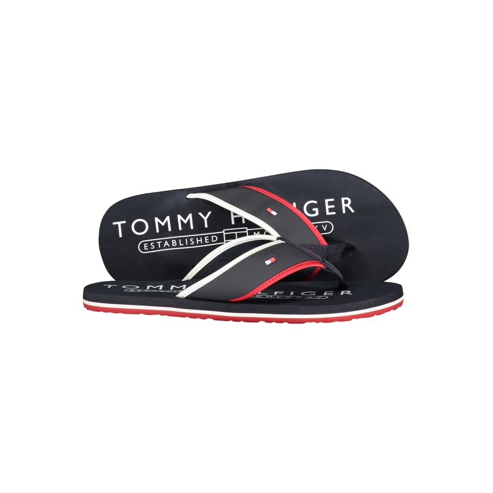 Tommy Hilfiger Blue Polyurethane Men's Slide Sandal Tommy Hilfiger