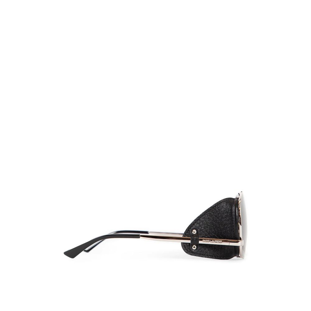 Saint Laurent Silver Metal Sunglasses Saint Laurent