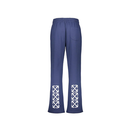 Pantalon de sport en coton bleu Off-White