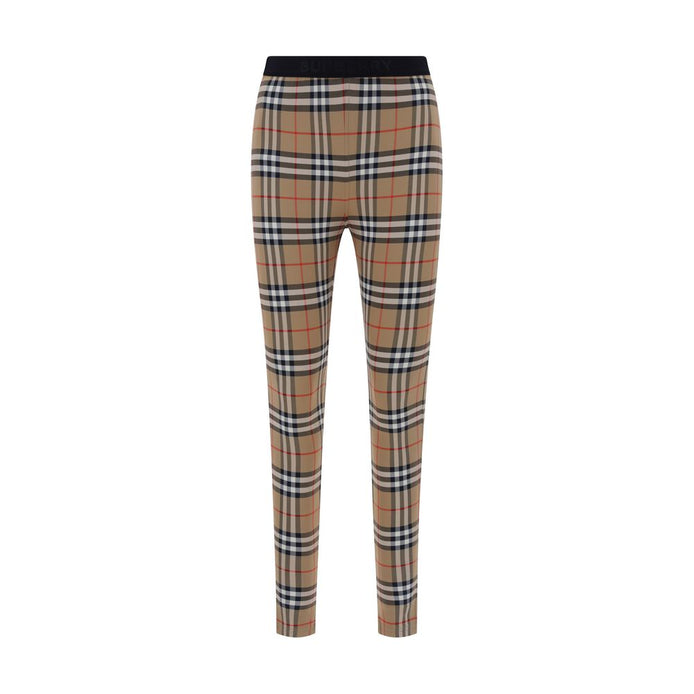 Burberry Brown Polyamide Leggings Burberry