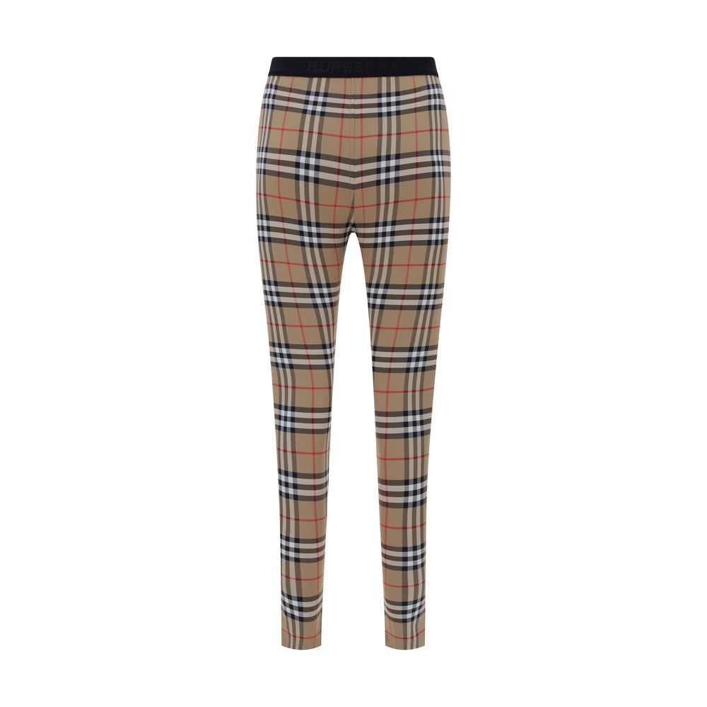 Burberry Brown Polyamide Leggings Burberry