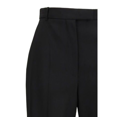 Alexander McQueen Black Cotton Dress Pants Alexander McQueen