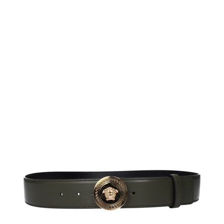 Ceinture Versace Cuir Vert Homme