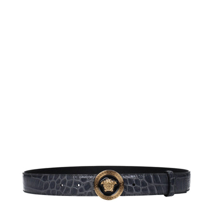Ceinture Versace Cuir Grise Femme