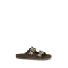 Burberry Brown Rubber Flat Sandals Burberry