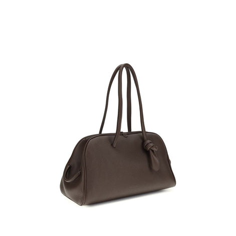 Jacquemus Brown Calf Leather Bos Taurus Handbag Jacquemus