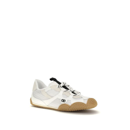Valentino Garavani White Polyamide Athletic Sneakers Valentino Garavani