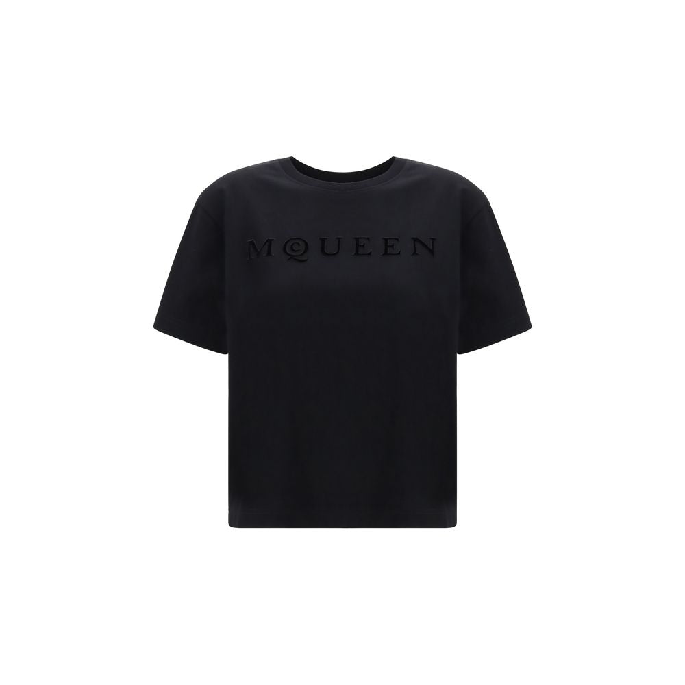 Alexander McQueen Black Cotton T-Shirt Alexander McQueen